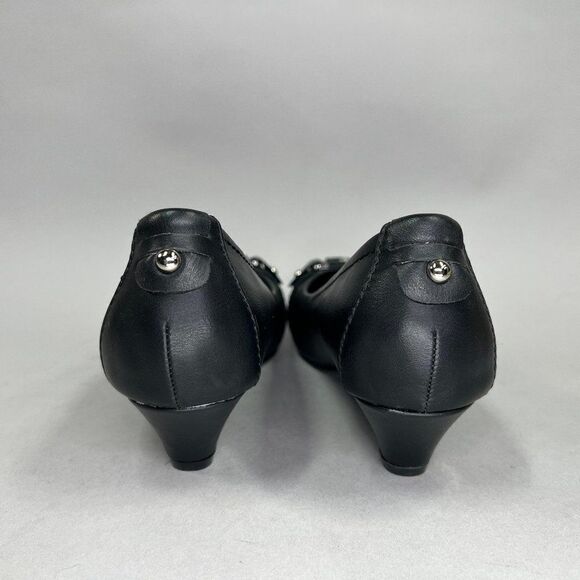 Ann Creek Women's Size‎ 8.5 Round Toe Classic Buckle Low Heels - Picture 5 of 11